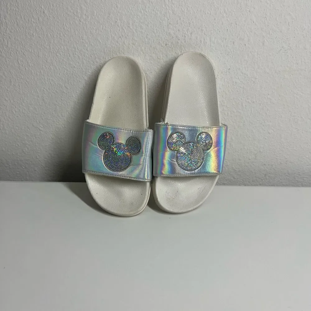 Disney Holographic Kids Sliders Size 5